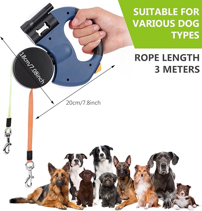 dog collar with light and pouch compartment
